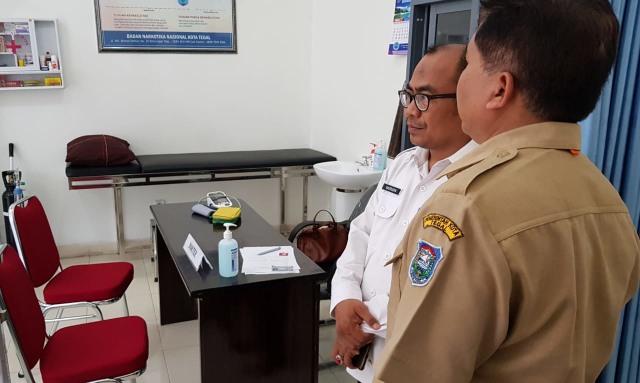 Klinik rehabilitasi untuk pecandu narkoba di kantor BNN Kota Tegal. (Foto: Irsyam Faiz)