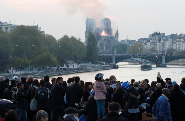 Kebakaran, Katedral Notre Dame Foto: Reuters
