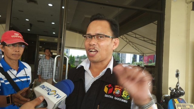 Ketua Bawaslu DKI Jakarta Muhammad Jufri di Polres Jakarta Utara Foto: Adhim Mugni/kumparan