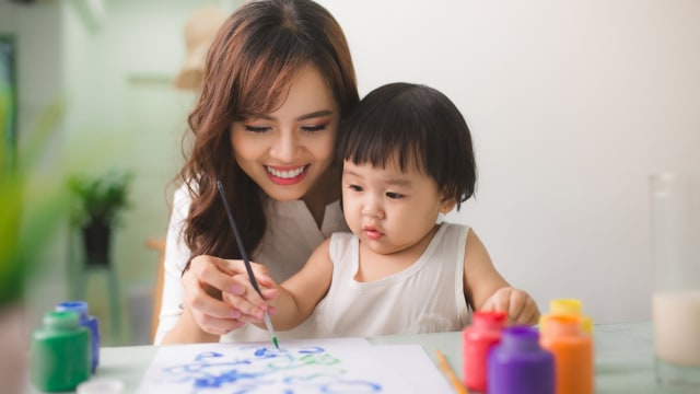 Ilustrasi anak-anak sedang beraktivitas di daycare Foto: Shutter Stock