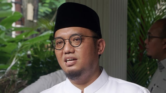 Koordinator juru bicara BPN, Dahnil Anzhar Simanjuntak di Kertanegara, Jakarta Selatan. Foto: Iqbal Firdaus/kumparan