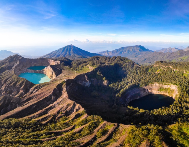 Tiga Danau di Danau Kelimutu, Flores Foto: Shutter Stock