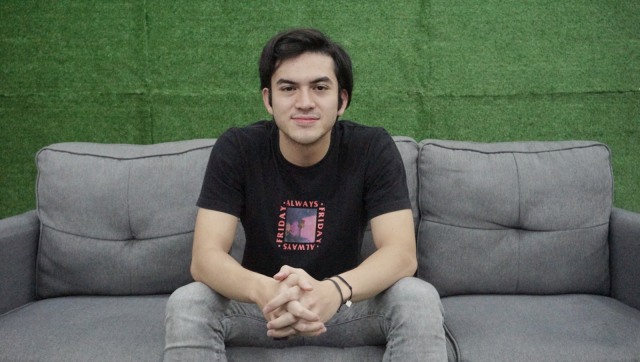 Pemeran film 'Sekte', Rizky Nazar saat berkunjung ke kantor kumparan Jalan Jati Murni No 1A, Jati Padang, Jakarta Selatan, Kamis, (18/4). Foto: Helmi Afandi Abdullah/kumparan