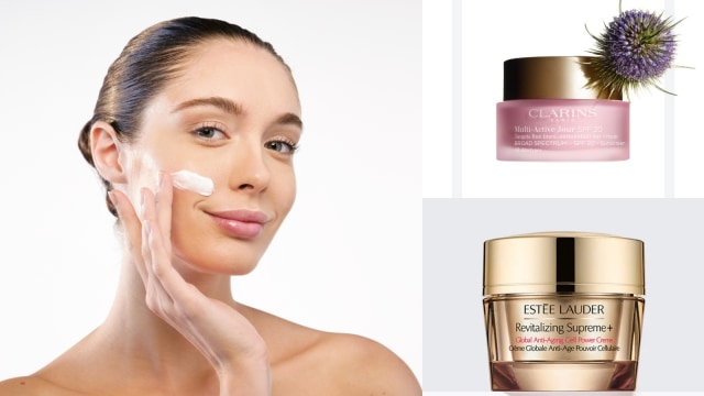Day Cream untuk Kulit Berminyak. Foto: Shutterstock, Clarins, Estee Lauder