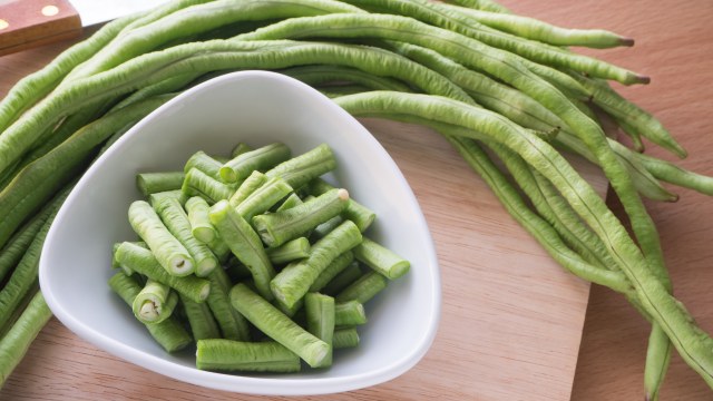 Ilustrasi kacang panjang. Foto: Shutterstock