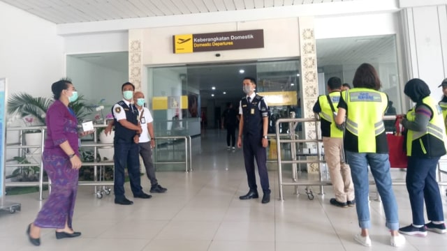 Suasana Bandara Ngurah Rai sudah mulai normal kembali (dok.kanalbali)