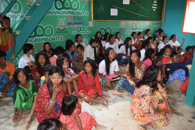 Suku Anak Dalam di Muara Kilis, Muara Bungo, Jambi. Foto: Mursali, UPT Sesdilu Kemenlu