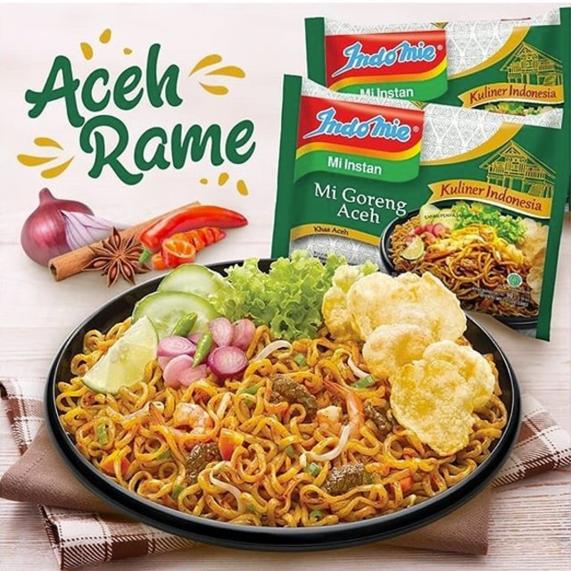 Indomie varian Mi Goreng Aceh | Photo by @indomie on Instagram