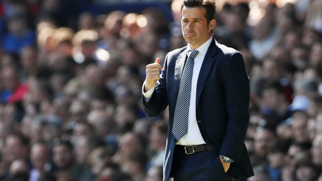 Pelatih Everton, Marco Silva. Foto: Reuters/Jason Cairnduff