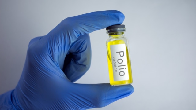 Ilustrasi vaksin polio. Foto: Shutter Stock