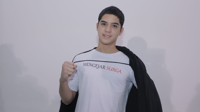 Al Ghazali saat menghadiri syukuran film Mengejar Surga di Margasatwa, Jakarta, Rabu, (24/4). Foto: Ronny/kumparan