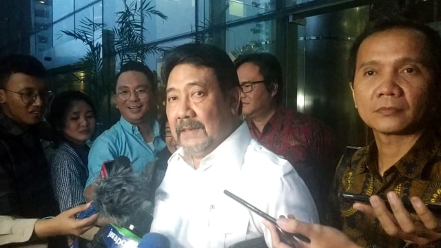 Tim TGPF penyerangan Novel Baswedan usai audiensi dengan pimpinan KPK. Foto: Aprilandika Pratama/kumparan