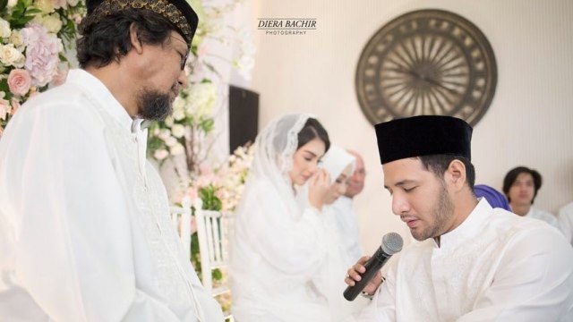 Pengajian jelang pernikahan Ammar Zoni dan Irish Bella. Foto: Instagram @dierabachir