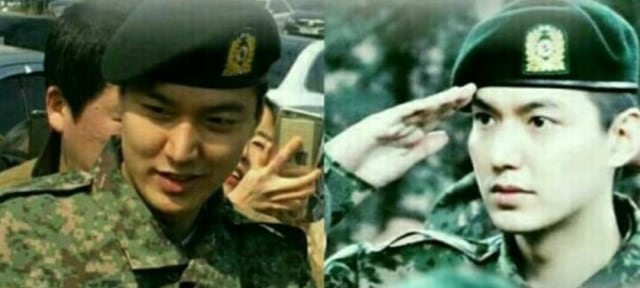 Lee Min Ho mengakhiri masa dinas militernya, pada Kamis (25/4). Foto: Instagram @actorleeminhotz