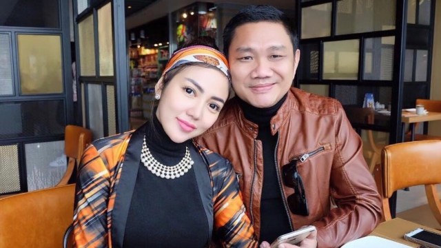 Bella Shofie dan suami. Foto: Instagram @bellashofie_rigan