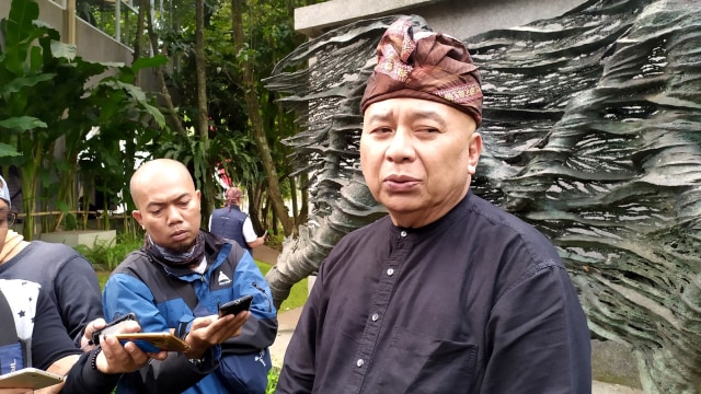 Seniman patung, I Nyoman Nuarta. Foto: Rachmadi Rasyad/kumparan