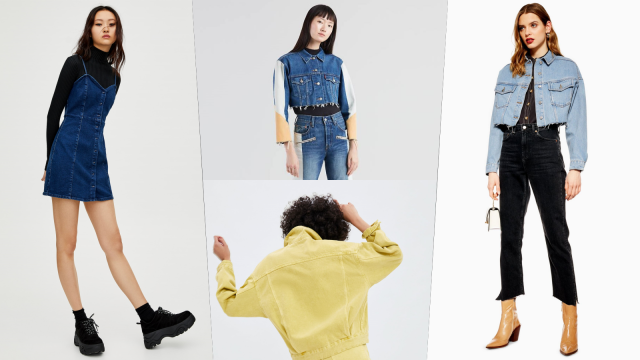 Tampil beda dengan denim berwarna cerah. Foto: Pull & Bear, Topshop, Zara, Levi's