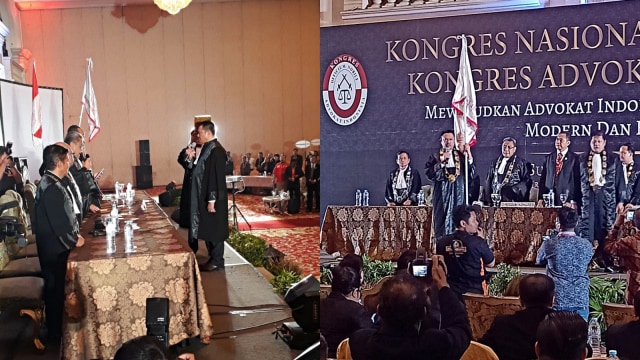 Suasana Kongres Advokat Indonesia (KAI) di hotel Empire Palace, Surabaya. Foto: Dok. KAI