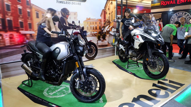 Benelli TRK 502 dan Leoncino 500 Foto: Aditya Pratama Niagara/kumparan