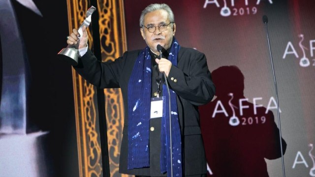 Slamet Rahardjo Dianugerahi Lifetime Achievement Award di AIFFA 2019. Foto: Dok. AIFFA 2019