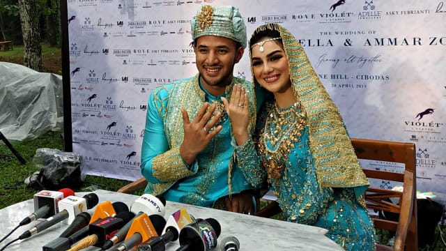 Ammar Zoni dan Irish Bella. Foto: Alexander Vito/kumparan