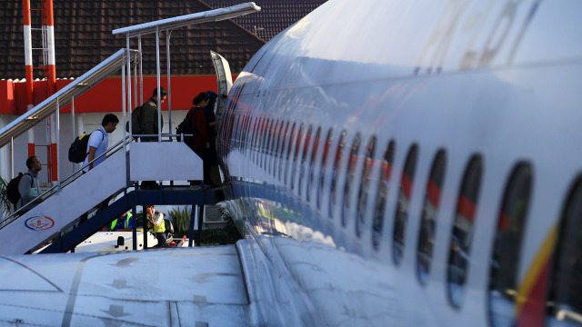 Ilustrasi penumpang pesawat. Foto: Aditia Noviansyah/kumparan