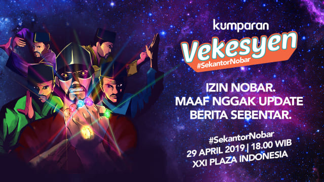 kumparan nobar Avengers: Endgame
