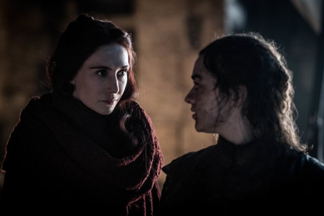 Melisandre alias The Red Woman bertemu Arya Stark Foto: HBO