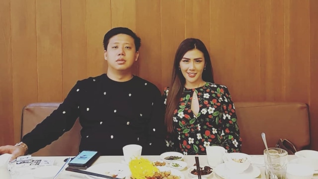 Rey utami dan Pablo Benua. Foto: Instagram/@reyutami