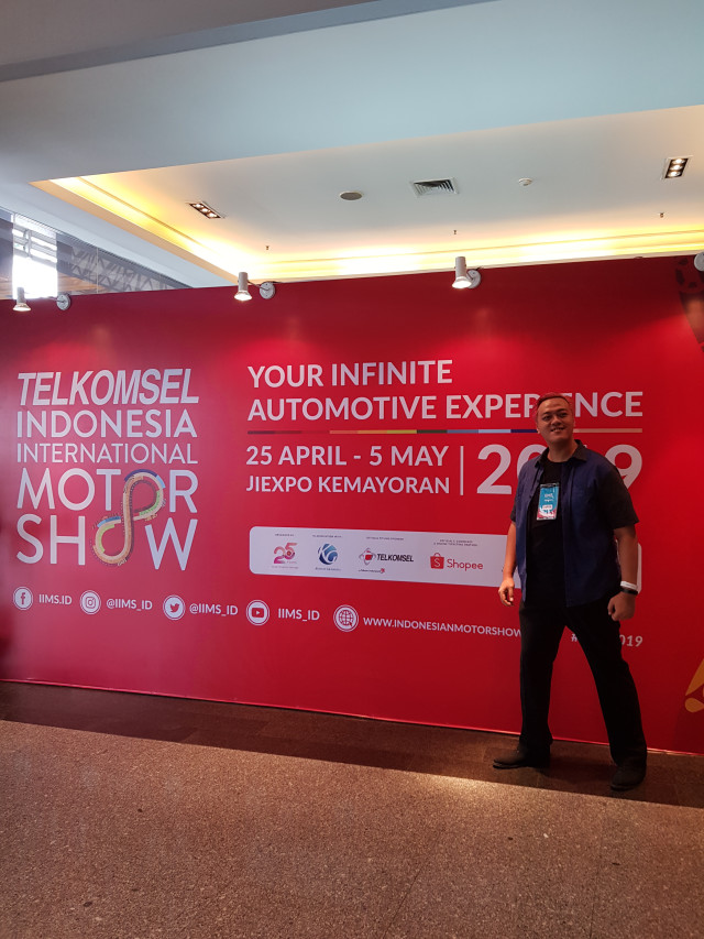 Pagi - Pagi sudah masuk ke IIMS 2019