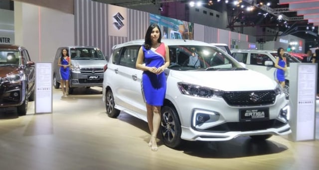 Suzuki Ertiga di IIMS 2019 Foto: Gesit Prayogi/kumparan.com