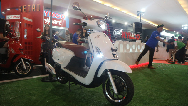 Kymco Like 150i. Foto: Ghulam Muhammad Nayazri / kumparanOTO