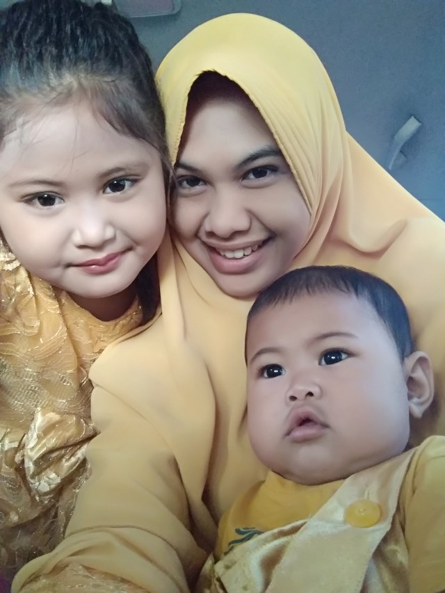 Kalau mudik, Zril bisa bertemu sepupunya