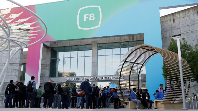 Konferensi Facebook F8 di San Jose, California, AS. Foto: Stephen Lam/Reuters