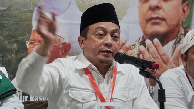 Bachtiar Nasir di Ijtima Ulama 3 di Hotel Lorin, Sentul, Bogor, Rabu (1/5/2019). Foto: Irfan Adi Saputra/kumparan