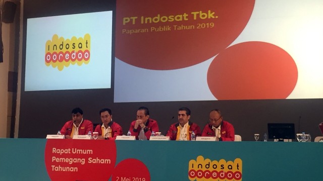 RUPS Tahunan 2019 Indosat Opredoo di Gedung Pusat Indosat, Jakarta, Kamis (2/5) Foto: Nurul Nur Azizah/kumparan