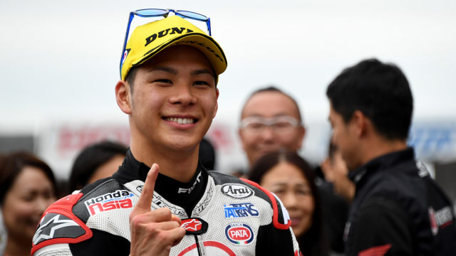 Pebalap LCR Honda, Takaaki Nakagami. Foto: TOSHIFUMI KITAMURA / AFP