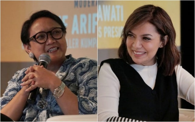 Beda Pacaran Lama dan Pacaran Singkat Versi Menlu Retno & Najwa Shihab. Foto: Irfan Adi Saputra/kumparan
