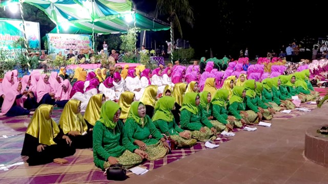 Tradisi Wunungo yang digelar di kawasan Taman Menara, Kecamatan Limboto, Kabupaten Gorontalo, Jumat (3/5). (Foto: Burdu/banthayoid)