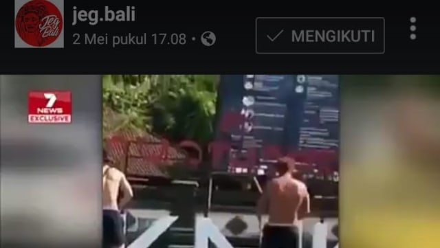 Bule diduga dari Australia terekam kencing di sembarang tempat (IST)