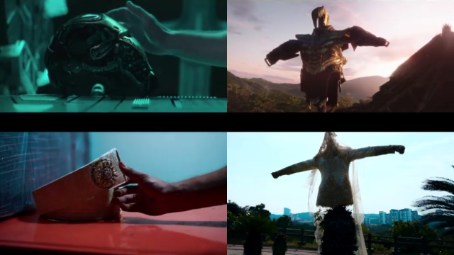 Pasangan asal Malaysia jadikan Avengers: Endgame sebagai tema video pernikahan. Foto: Tangkapan Layar Facebook/Double F Studio