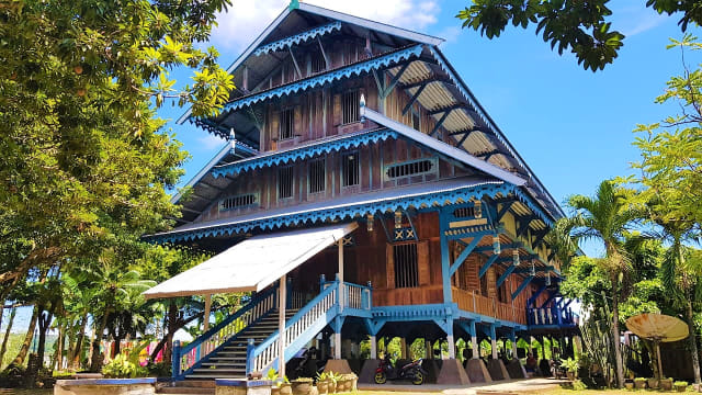 Rumah adat Malige milik Sultan Buton, La Ode Muhammad Hamidi. Foto: Attamimi/kendarinesiaid