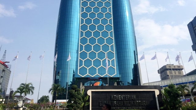 Gedung baru BUMN. Foto: Elsa Toruan/kumparan