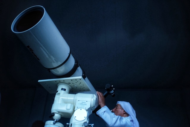 Pemantauan hilal di Lhoknga, Aceh Besar. Foto: Ahmad Ariska/acehkini