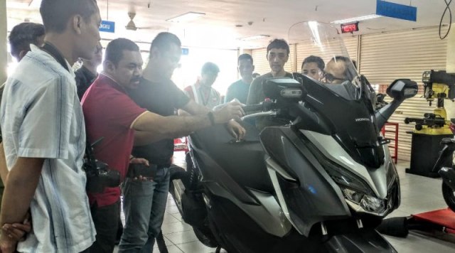 MPM Perkenalkan Teknologi Honda Forza ke Para Jurnalis