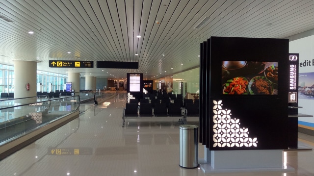 Suasana Bandara Udara Internasional Yogyakarta atau Yogyakarta International Airport (YIA) saat mulai beroperasi komersial pada Senin, 6 Mei 2019. Foto: Resya Firmansyah/kumparan