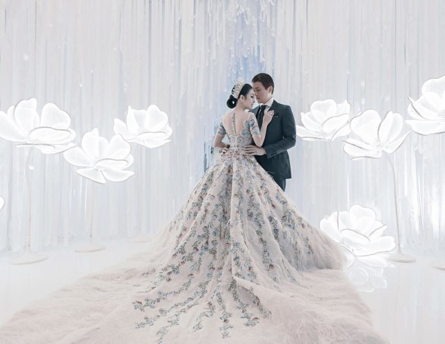 Resepsi 'Dinner Silaturahmi Syahrini dan Reino Barrack' Foto: Instagram @princesssyahrini