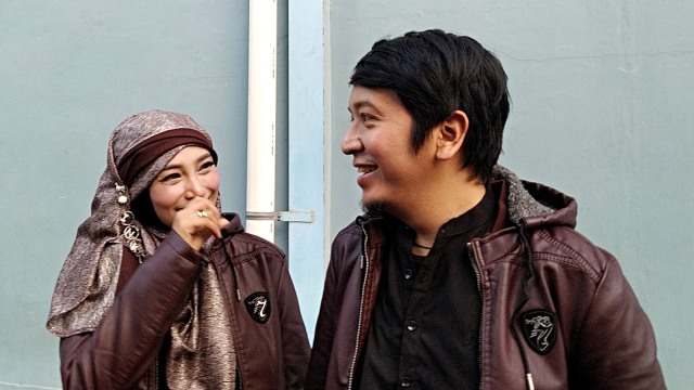 Inka Christie dan suami, Sandiego Africo. Foto: Maria Gabrielle Putrinda/kumparan