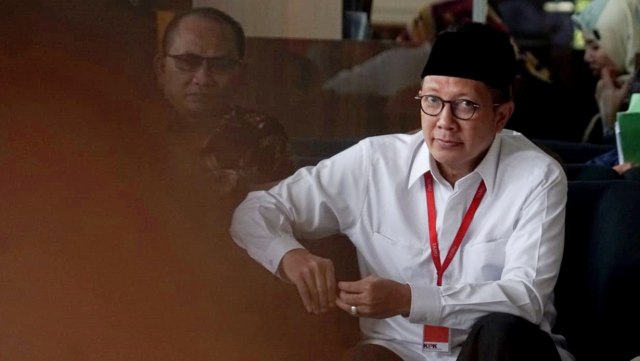 Menteri Agama, Lukman Hakim Saifuddin di Gedung KPK. Foto: Fanny Kusumawardhani/kumparan
