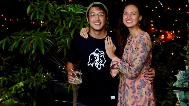 Dimas Anggara dan Nadine Chandrawinata. Foto: Instagram @dimsanggara